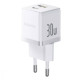 МЗП Baseus Palm Fast Charger Type-C+USB 30W (With Cable Type-C to Type-C 60W 1m)