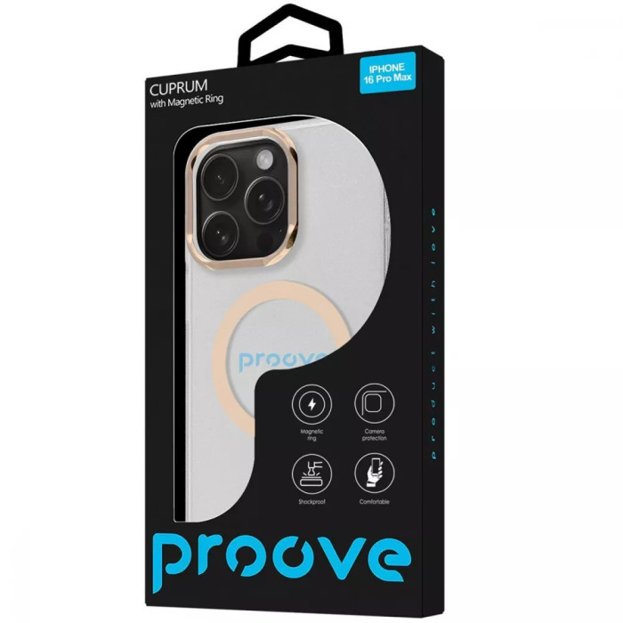Чохол Proove Cuprum Case with Magnetic Ring iPhone 16 Pro Max