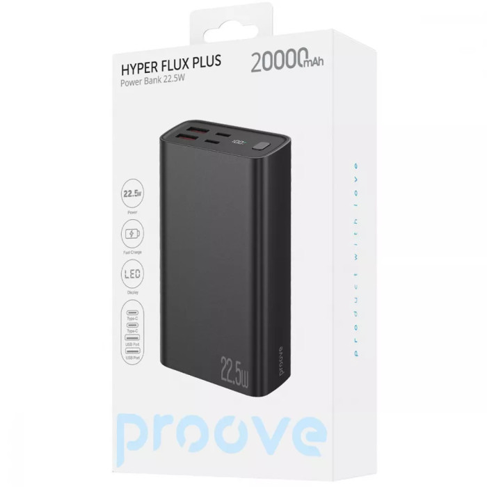 Портативна Батарея Proove Hyper Flux Plus 22.5W 20000mAh