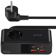 Мережевий фільтр Proove Homester Pro 65W (AC + 2xType-C + 2xUSB) 1.5m