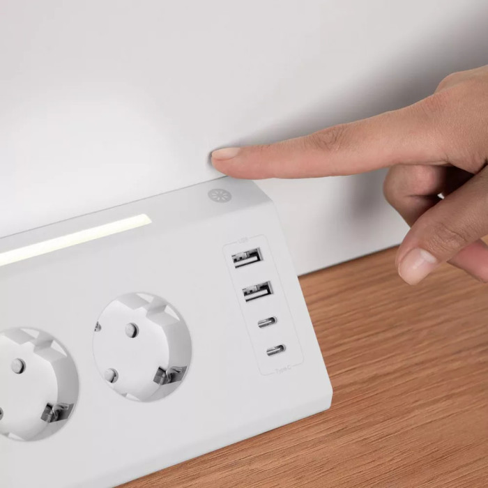 Мережевий фільтр Proove Prism Socket (5xAC + 2xType-C + 2xUSB) 1.6m