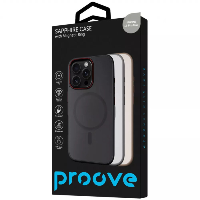 Чохол Proove Sapphire Case with Magnetic Ring iPhone 16 Pro Max