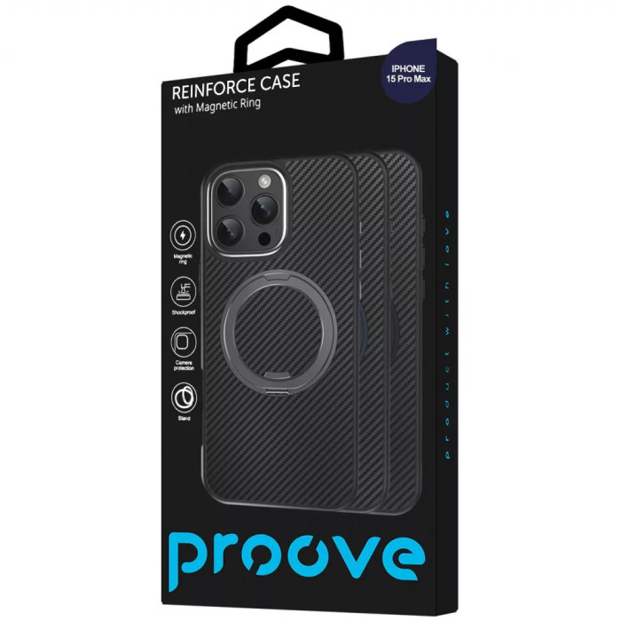 Чохол Proove Reinforce Case with Magnetic Ring iPhone 15 Pro Max