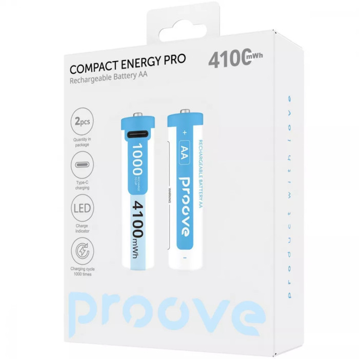 Акумуляторні батарейки Proove Compact Energy Pro AA 2 pcs