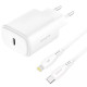 МЗП Proove Silicone Power 2 20W (Type-C) + Cable Type-C to Lightning (1m)