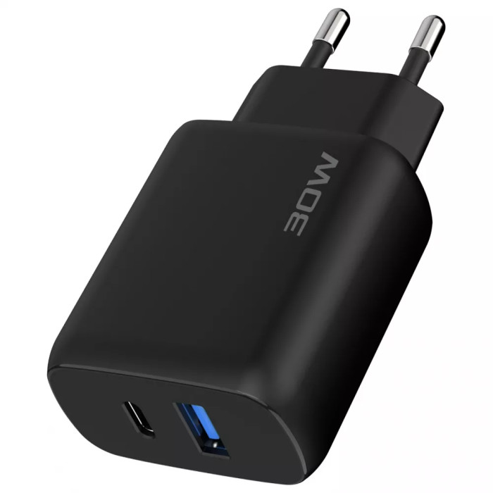 МЗП Proove Silicone Power 2 30W (Type-C + USB) + Cable Type-C to Type-C (1m)