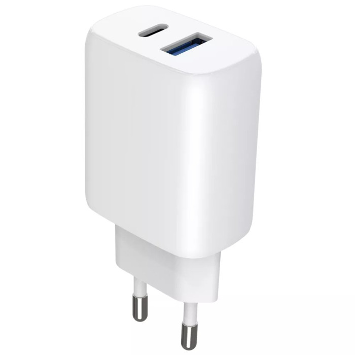 МЗП Proove Silicone Power 2 30W (Type-C + USB) + Cable Type-C to Type-C (1m)