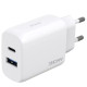 МЗП Proove Silicone Power 2 30W (Type-C + USB) + Cable Type-C to Type-C (1m)