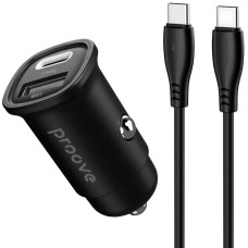 АЗП Proove Flash 30W (Type-C + USB) + Cable Type-C to Type-C