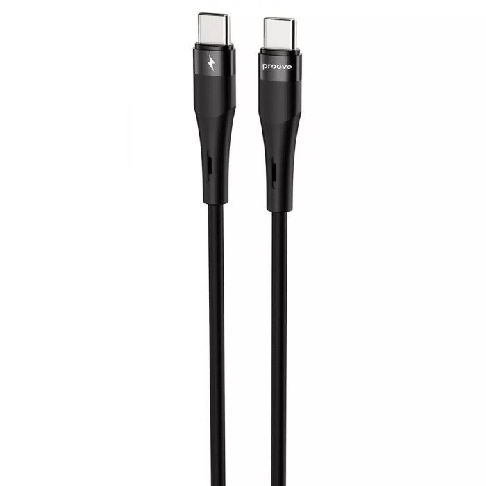 Кабель Proove Light Silicone Plus Type-C to Type-C 60W (1m)
