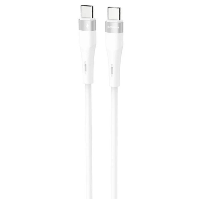 Кабель Proove Light Silicone Plus Type-C to Type-C 60W (1m)