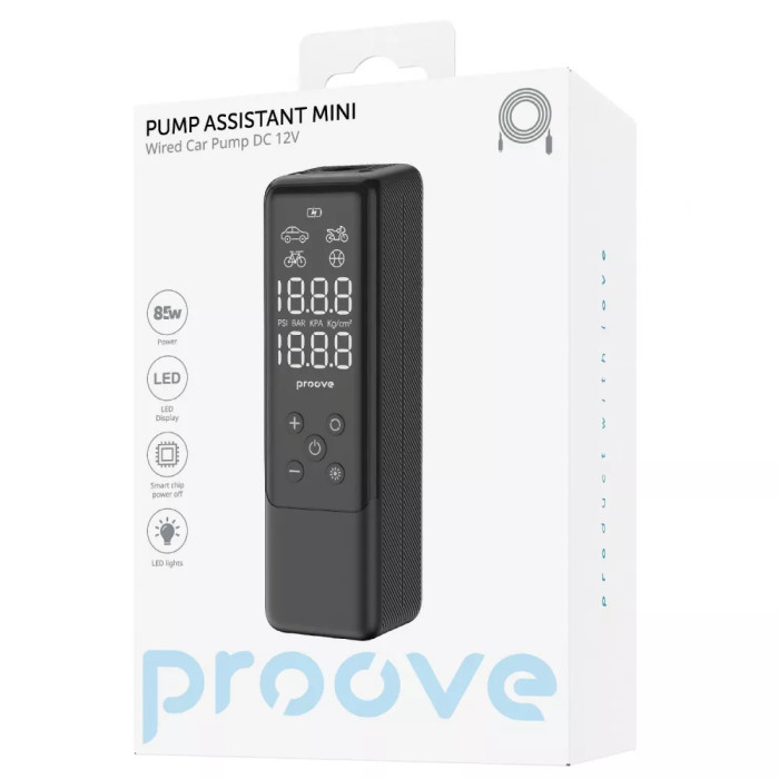 Автомобільний насос Proove Pump Assistant Mini 85W