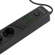 Мережевий фільтр Proove Power Strip P-04 (4 розетки + 4 USB + 2 Type-C) 3M
