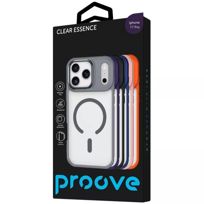 Чохол Proove Clear Essence Case with Magnetic Ring iPhone 17 Pro
