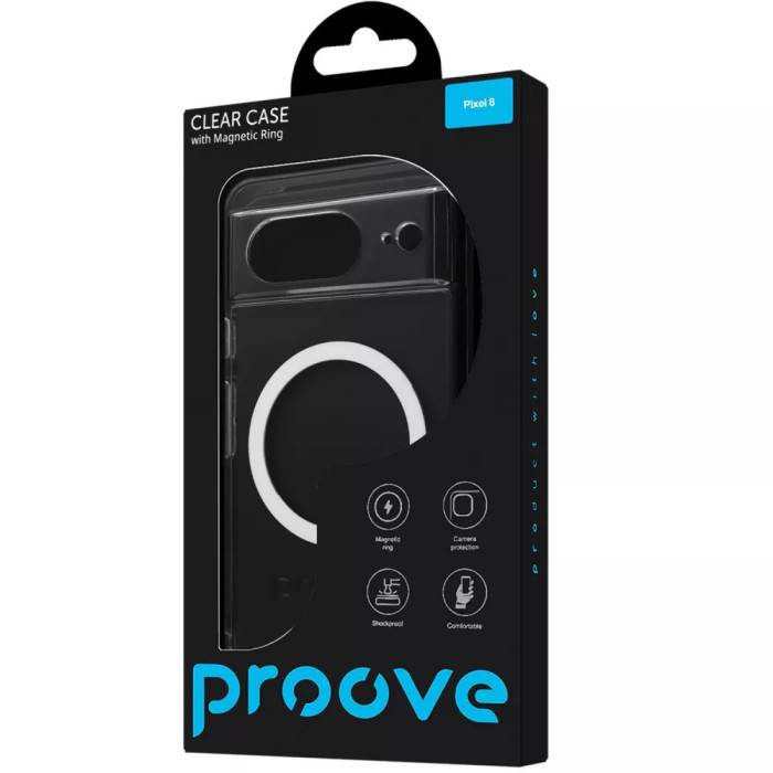 Чохол Proove Clear Case with Magnetic Ring Google Pixel 8