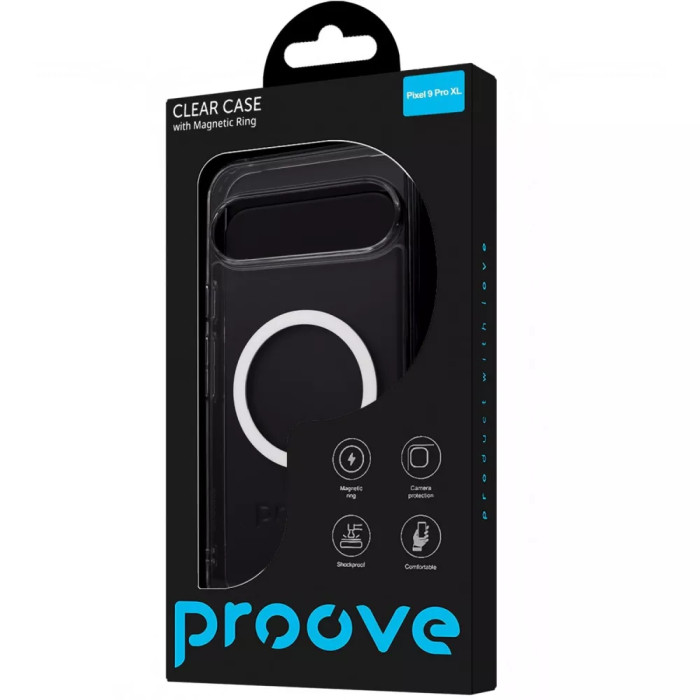 Чохол Proove Clear Case with Magnetic Ring Google Pixel 9 Pro XL