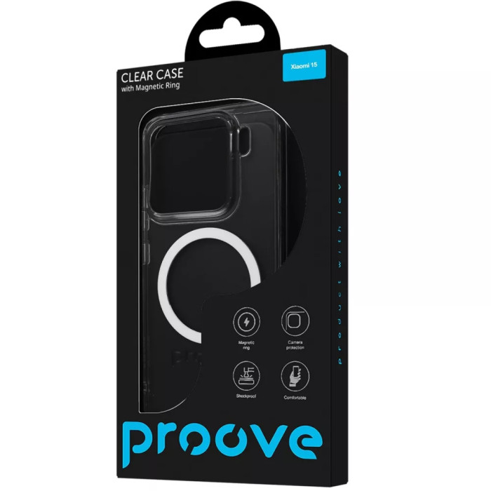 Чохол Proove Clear Case with Magnetic Ring Xiaomi 15