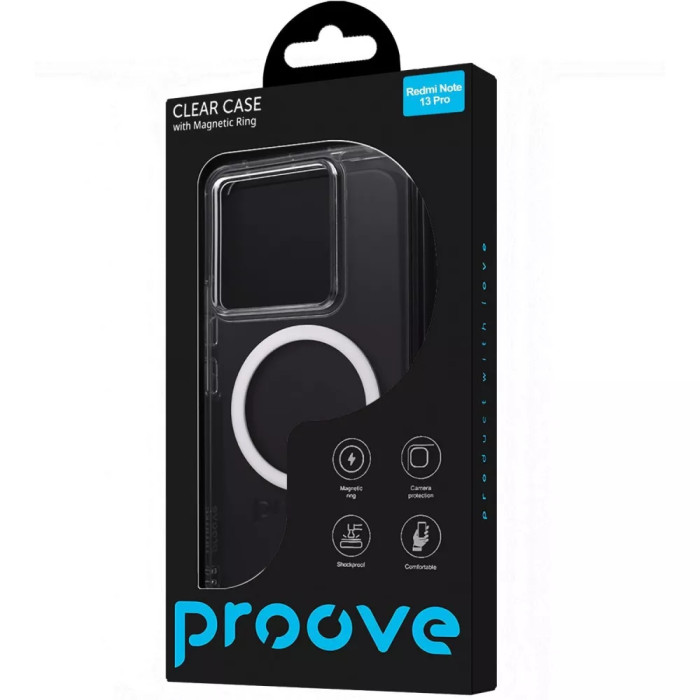 Чохол Proove Clear Case with Magnetic Ring Xiaomi Redmi Note 13 Pro
