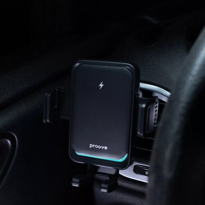 Автомобільний тримач з Бездротовим ЗП Proove Sonic Pro 15W
