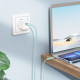 Кабель Hoco U111 Transparent Discovery 60W Type-C to Type-C (1.2m)
