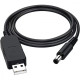 Кабель USB to DC 5.5*2.1 12V