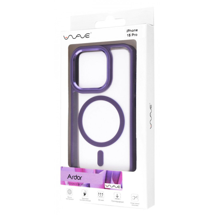 Чохол WAVE Ardor Case with Magnetic Ring iPhone 15 Pro