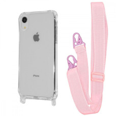 Чохол WAVE Clear Case with Strap iPhone Xr