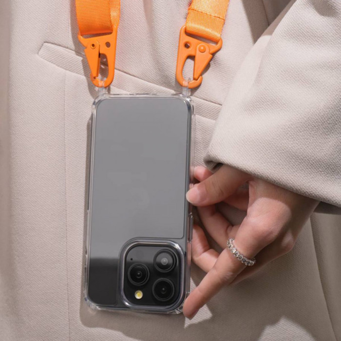 Чохол WAVE Clear Case with Strap iPhone Xr