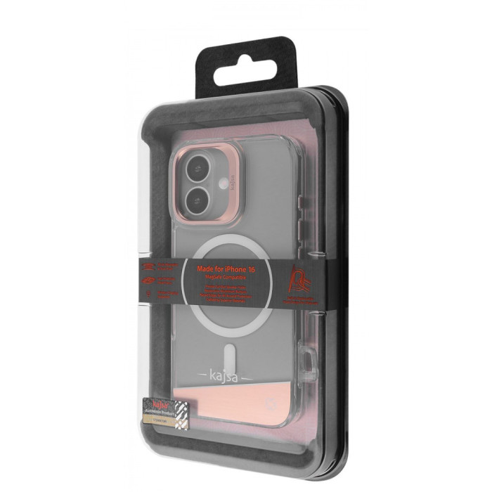 Чохол Kajsa Aluminium Shield with Magnetic Ring iPhone 16