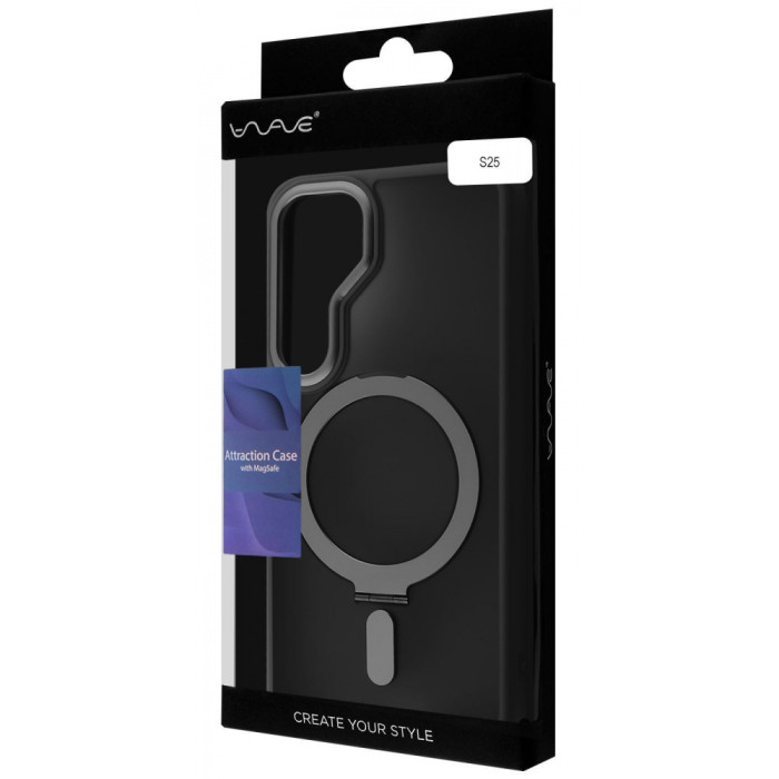 Чохол WAVE Attraction Case with Magnetic Ring Samsung Galaxy S25