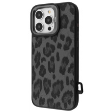 Чохол Kajsa Leopard Pattern with Magnetic Ring iPhone 16 Pro Max