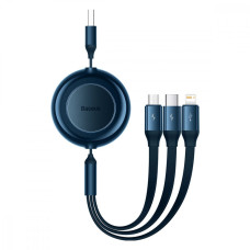 Кабель Baseus Bright Mirror 2 Series 3-in-1 (Micro USB+Lightning+Type-C) 3.5A (1.1m)
