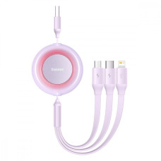 Кабель Baseus Bright Mirror 2 Series 3-in-1 (Micro USB+Lightning+Type-C) 3.5A (1.1m)
