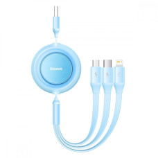 Кабель Baseus Bright Mirror 2 Series 3-in-1 (Micro USB+Lightning+Type-C) 3.5A (1.1m)