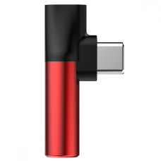 Перехідник AUX Baseus L41 Type-C to Type-C + 3.5mm