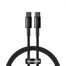 Кабель Baseus Tungsten Gold Fast Charging Type-C to Type-C 100W (1m)
