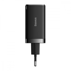 МЗП Baseus GaN5 Pro 65W (2 Type-С+USB ) + Кабель Type-C to Type-C 100W (1m)