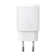 МЗП Baseus Compact Quick Charger 20W QC+ PD (1Type-C + 1USB)