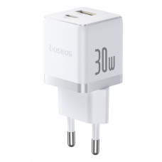 МЗП Baseus Palm Fast Charger 30W (Type-C + USB) 30W + Кабель Type-C to Type-C 60W (1m)