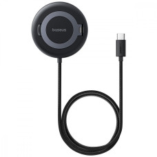 Бездротовий ЗП Baseus Simple Mini4 Qi2 15W