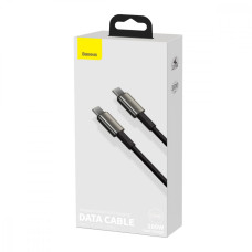 Кабель Baseus Tungsten Gold Fast Charging Type-C to Type-C 100W (1m)