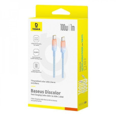 Кабель Baseus Discolor Series Fast Charging Type-C to Type-C 100W (1m)